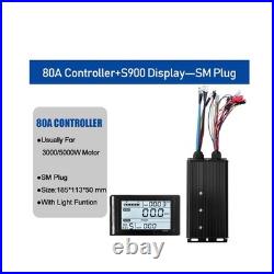 Ebike 48V-72V 80A Controller+S900 Display Speed Meter for Brushless Motor FS Ebike 48V-72V 80A Controller+S900 Display Speed Meter for Brushless Motor FS