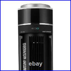 EcoAir Halo Low Energy DC Tower Fan 12 Speed Timer Remote Control Oscillation
