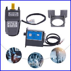 Electric AC Gear Motor Variable Speed Controller Reduction Motor 160 25W