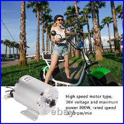 Electric Brushless DC Motor Kit 36V 800W High Speed Motor Controller Scooters