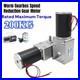 Electric Gear Motor Controller 12/24VHigh Torque Worm Gear Speed Reducer Gearbox