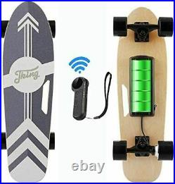 Electric Skateboard Longboard Top Speed 20KM/H Kids withRemote Control 350W Motor