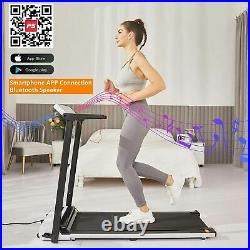 Electric Treadmill Foldable Running/Walking Machine APP Control &Bluetooth 2.5HP
