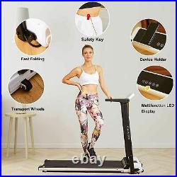 Electric Treadmill Folding Running Machine with APP Control & Bluetooth Speaker