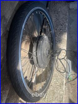 Electric bike motor with speed controller panel and finger throttle 48V 1000W