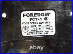 FOREDOM FLEXSHAFT MOTOR ROTARY TOOL with FOOT SPEED CONTROL PEDAL FCT-1