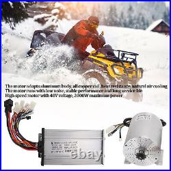 High Speed 48V DC 2000W Brushless Electric Motor And Controller Set TDM