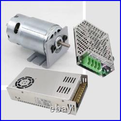 High Speed Motor DC12V 24V 280W Adjustable Reversible Large Torque 6000/12000RPM