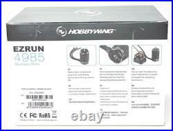 Hobbywing 3S-6S EZRUN 4985 1650KV Sensorless Brushless Motor for 18 16 Sport