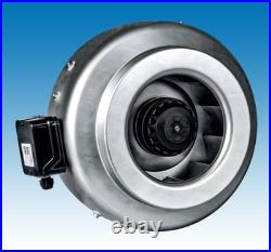 INLINE METAL 1 phase CENTRIFUGAL TUBE DUCT FAN INDUSTRIAL COMMERCIAL HYDROPONICS