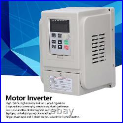 Inverter SinglePhase Input 3Phase Output Motor Speed Controller 220V 1500W AT51