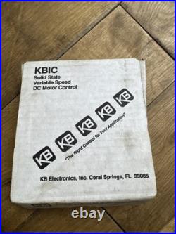KB Electronics KBIC Series DC Motor Speed Control Module