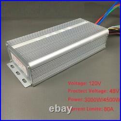 KUNRAY BLDC 48V-120V 3000W4500W Brushless Motor Speed Controller 80A 24/36Mosfet