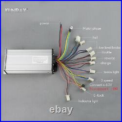KUNRAY BLDC 60V DC 2000W Brushless Motor Speed Controller 35A 15 Mosfet