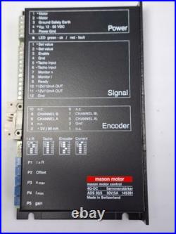 Maxon Motor 4Q-DC Servo Amplifier Speed Controller Regulator Drive Module Unit