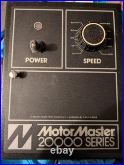 Minarik MotorMaster 20000 Series DC Motor Speed Controller Vintage Industrial