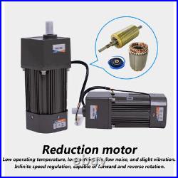 Motor New Adapter Electric 370W Motor Variable Speed Controller Gear Box 220V AC Motor New Adapter Electric 370W Motor Variable Speed Controller Gear Box 220V AC