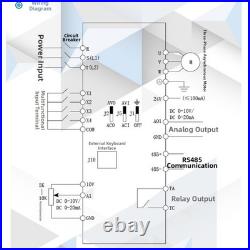 Motor Speed Controller VFD 220V 1Phase Input 3Phase Output 2 2KW Variable Drive