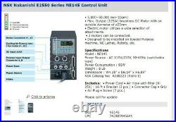 NAKANISHI E2550 Control Model NE145 NSK Spindle Motor Drive CNC RPM Speed ASTRO