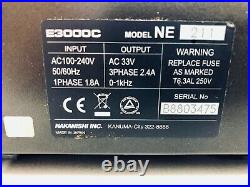 NAKANISHI E3000C Control Model NE211 NSK Spindle Motor Drive CNC RPM Speed ASTRO