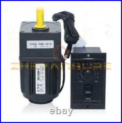 NEW Electric Motor Variable Speed Controller 15W AC220V Gear Motor 110 125RPM