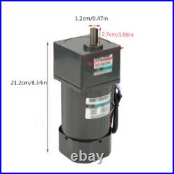 New 180K AC Gear Motor Electric Motor CWithCCW Variable Speed Controller 220V 120W