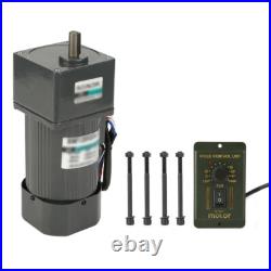 New 220V 120W 5K AC Gear Motor Electric Motor Variable Speed Controller 0-270RPM