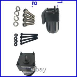 New 220V 120W 5K AC Gear Motor Electric Motor Variable Speed Controller 0-270RPM