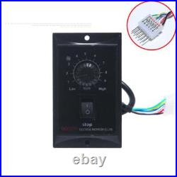 New 220V Adjustable Speed Motor AC Gear Motor Reversible Motor with Controller
