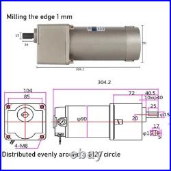 New 400W 15/18mm High Power DC Deceleration Motor Speed Adjustable WithController