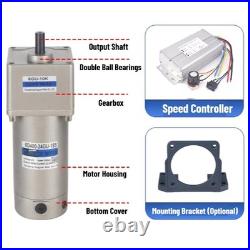New 400W 15/18mm High Power DC Deceleration Motor Speed Adjustable WithController