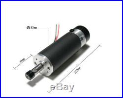 New 600W CNC Spindle Motor Kits with PWM Speed Control Power Supply Mount Bracket