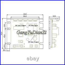 New DC Brush Motor Speed Regulator SCR340 High Power KBIC KB BC Lathe Controller