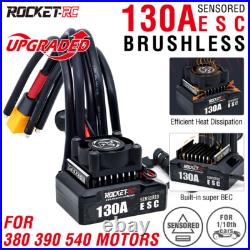 New ROCKET-RC 130A Brushless ESC Program Card for 1/10 RV Car 380/390/540 Motor