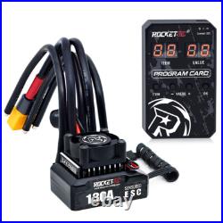 New ROCKET-RC 130A Brushless ESC Program Card for 1/10 RV Car 380/390/540 Motor