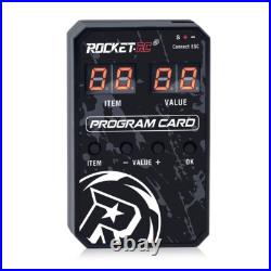New ROCKET-RC 130A Brushless ESC Program Card for 1/10 RV Car 380/390/540 Motor
