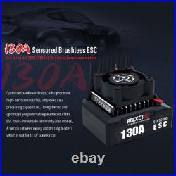 New ROCKET-RC 130A Brushless ESC Program Card for 1/10 RV Car 380/390/540 Motor