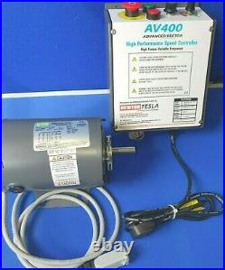 New design! AV400 Lathe speed controller and 1/2hp motor suits Myford ML7