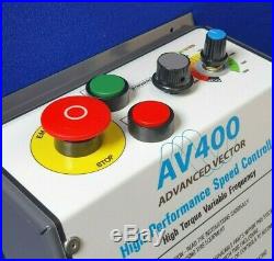 New design! AV400 Lathe speed controller with motor fits Myford ML7