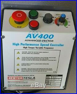 New design! AV400 Lathe speed controller with motor suits Myford ML7, ML10