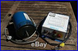 Newton Tesla CL400 variable speed controller, 1/2HP 3Ph motor. Fits Myford lathe