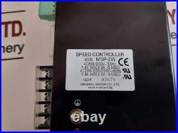 ORIENTAL MOTOR MSP-2W Speed Controller AC200/230V50HZ 24V