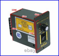 Optical Axis Deceleration Geared AC Motor 1250rpm with Speed Controller 220V 25W