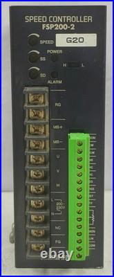 Oriental Motor FSP200-2 Speed Controller G20 200-230V 50/60Hz 3.1A