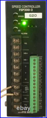 Oriental Motor FSP200-2 Speed Controller G20 200-230V 50/60Hz 3.1A