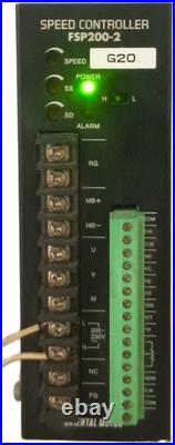 Oriental Motor FSP200-2 Speed Controller G20 200-230V 50/60Hz 3.1A