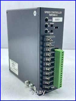 Oriental Motor FSP200-2 Speed Controller G20 200-230V 50/60Hz 3.1A Oriental Motor FSP200-2 Speed Controller G20 200-230V 50/60Hz 3.1A