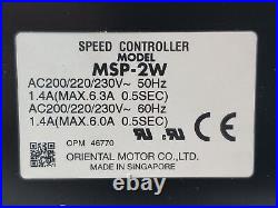 Oriental Motor MSP-2W Speed Controller