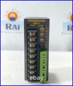 Oriental Motor Msc-1 24vdc 0.1a Speed Controller 100-230vac 1.4/3a Free Shipping