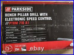 Parkside Bench Pillar Drill PTBM 710 A1 710W Motor Speed Control New Unused